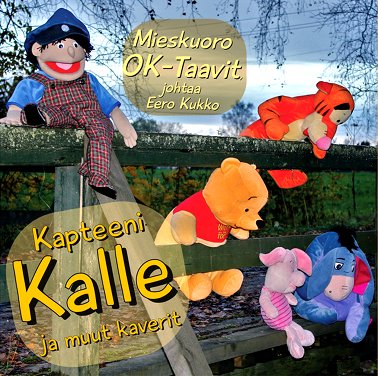 Kapteeni Kalle ja muut kaverit -levyn kansikuva