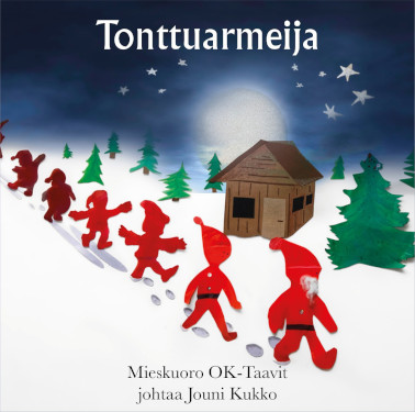 Tonttuarmeija -levyn kansikuva